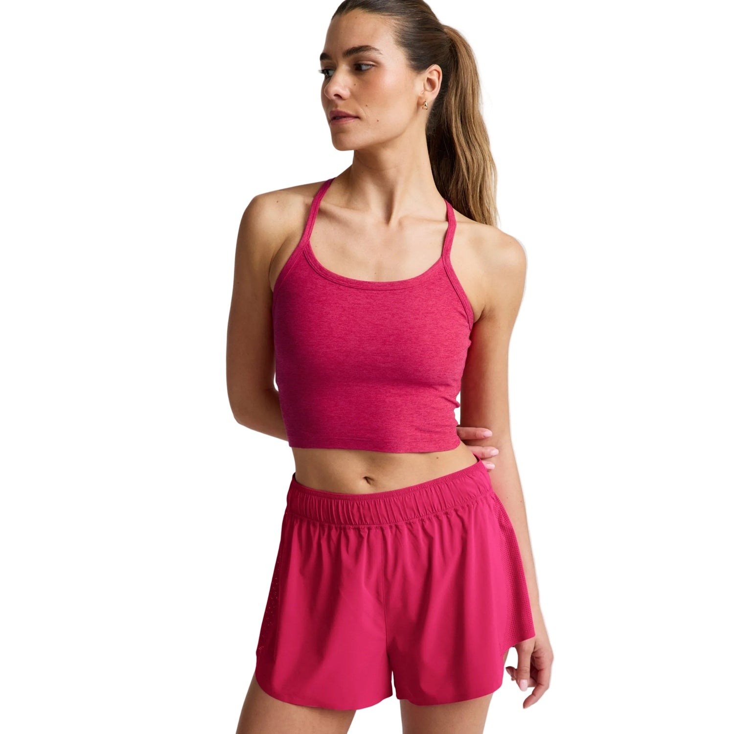 Women’s Spacedye Slim Racerback Cropped Tank Beyond Yoga