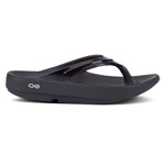 Women’s Oolala Thong Sandal OOFOS - BLACK / 5
