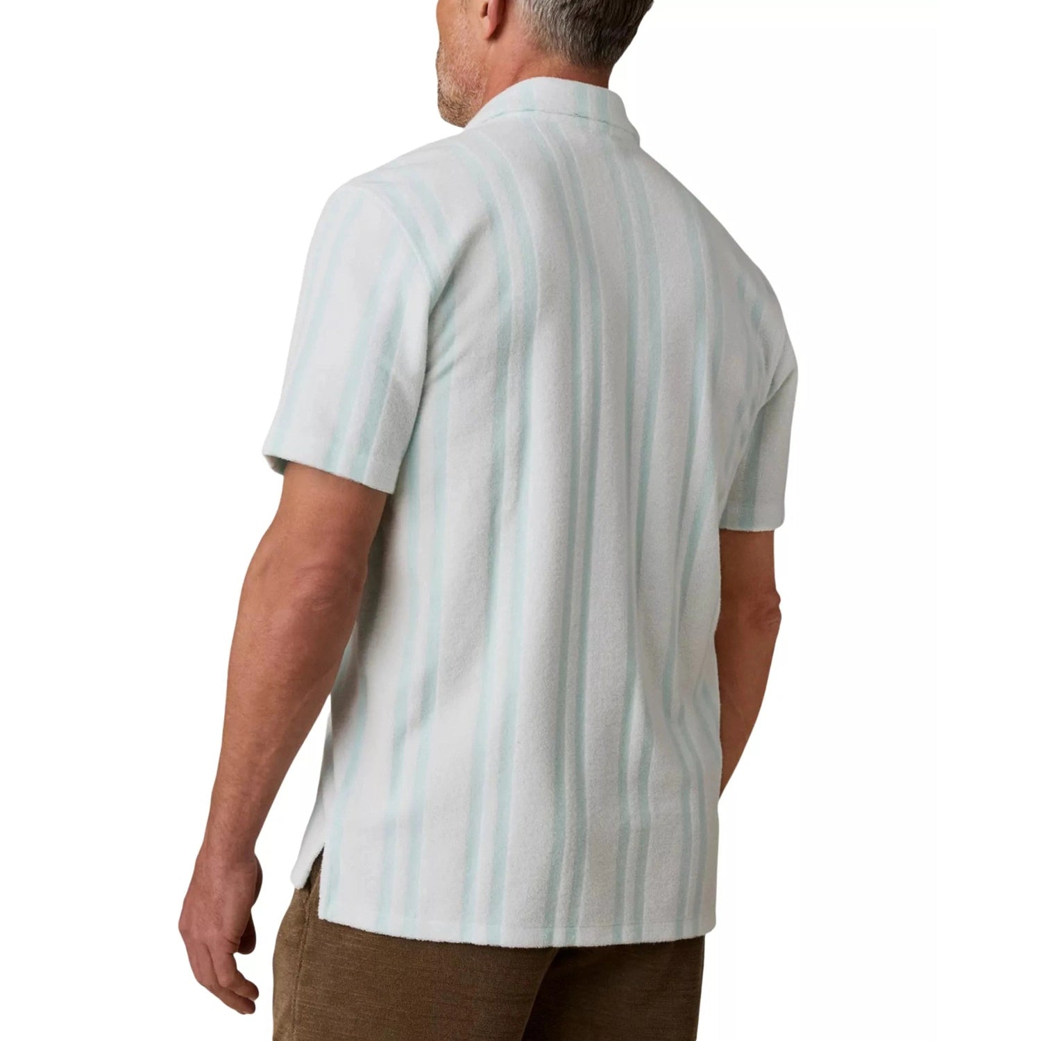 Men’s Short Sleeve Cabana Towel Terry Shirt Faherty