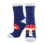 Mighty Mushroom Crew Socks Socksmith - NAVY / 9-11