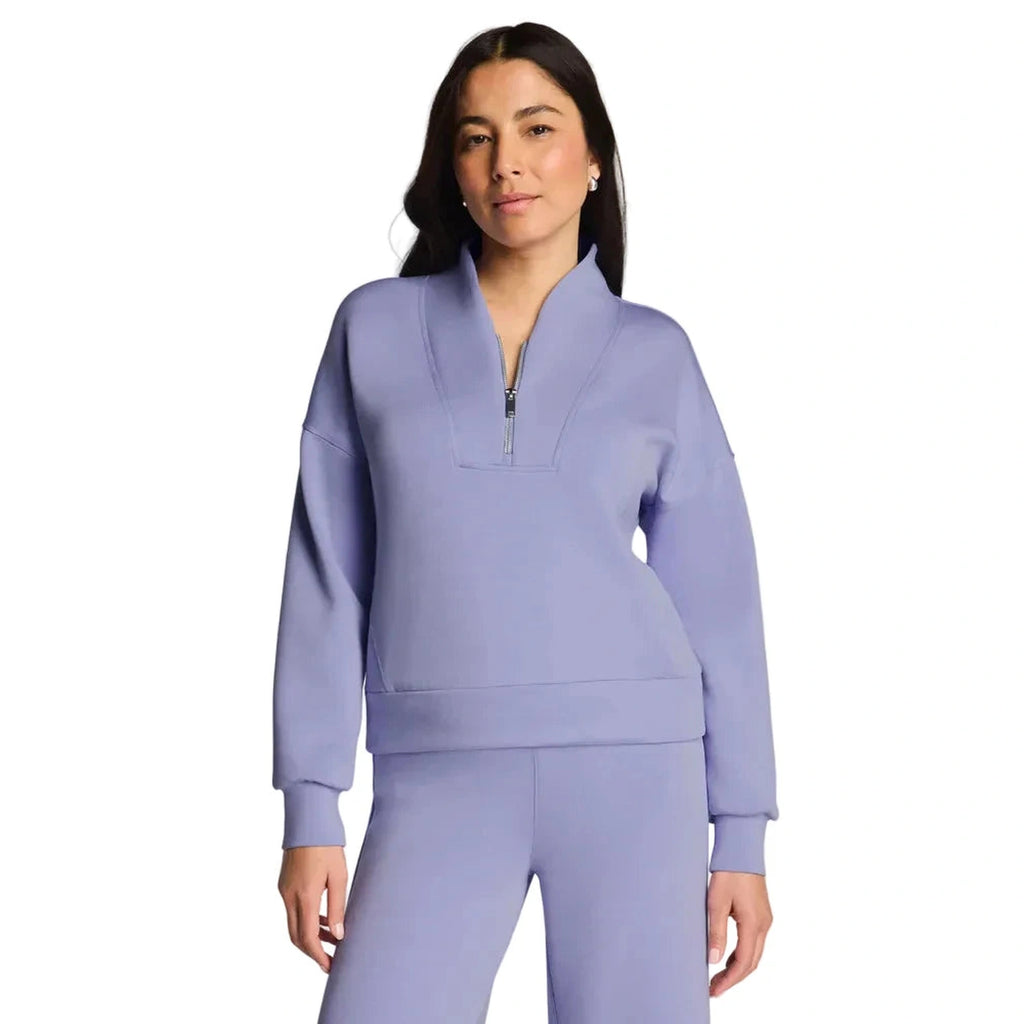 Women’s AirEssentials Shawl Collar Half Zip SPANX - ANEMONE