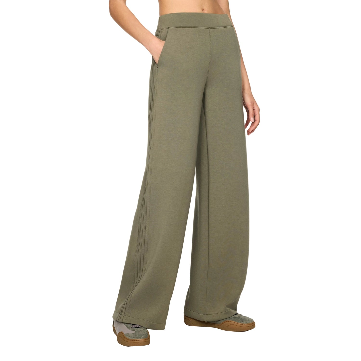 Women’s AirEssensials Pintuck Wide Leg Pant SPANX - HERB