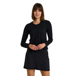 Women’s Bamboo Long Sleeve Free Fly Apparel - BLACK / XS