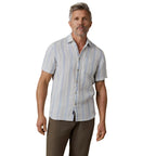 Men’s Short-Sleeve Palma Linen Shirt Faherty - IAL ISLAND