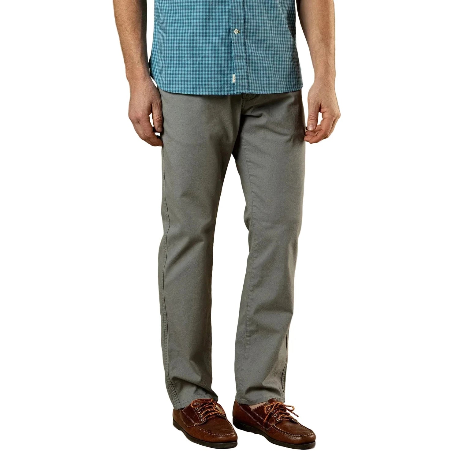 Men’s Classic Fit Pinpoint Canvas Five-Pocket Pant Duck