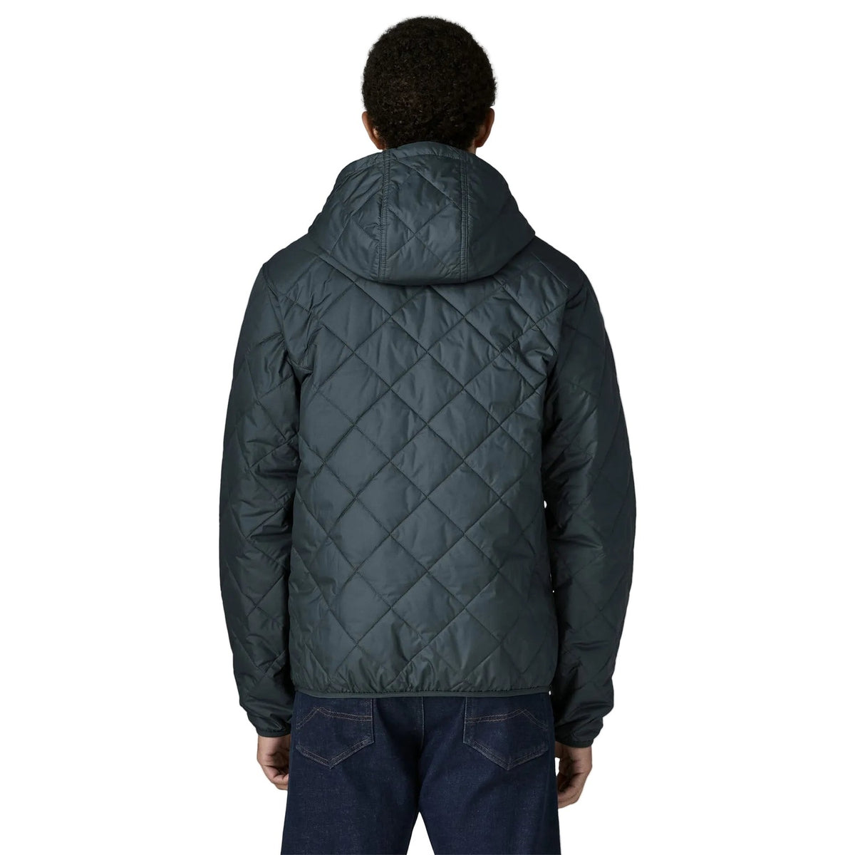 Men's Diamond Quilted Bomber Hoody