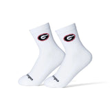 Georgia Bulldogs Socks DEL CAMPO - WHITE / M/L