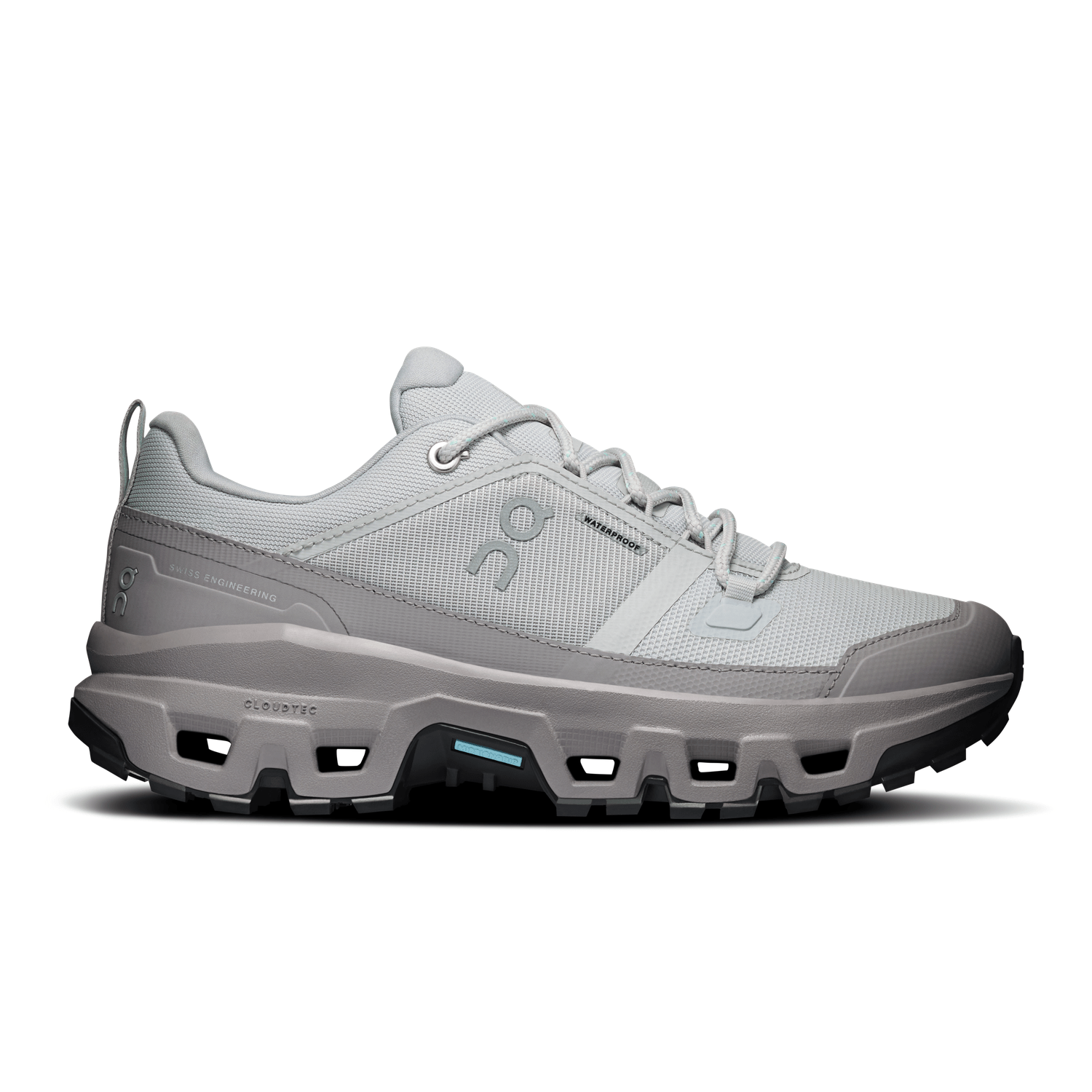 Women’s Cloudrock Low Waterproof On Running - GLACIER | ORE