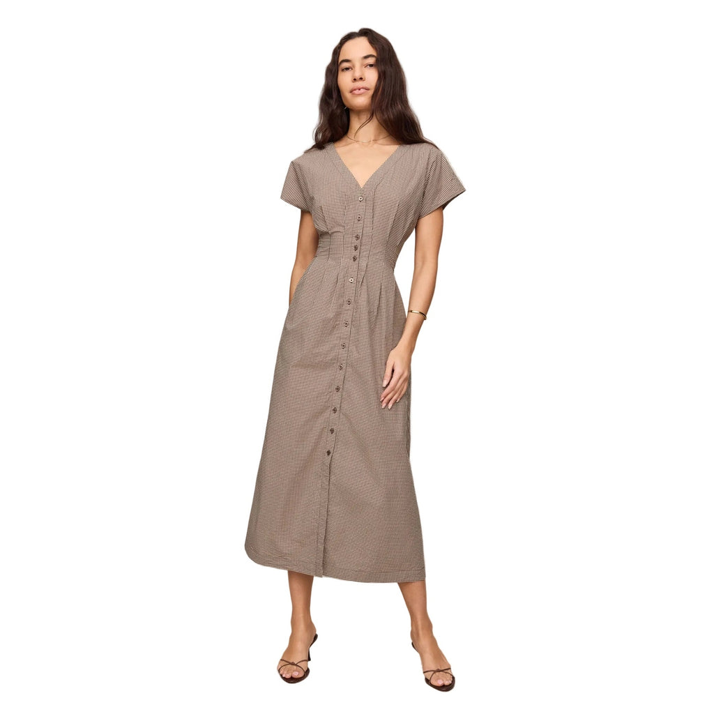 Women’s Sanna Gingham Midi Dress Z Supply - DAC DARK
