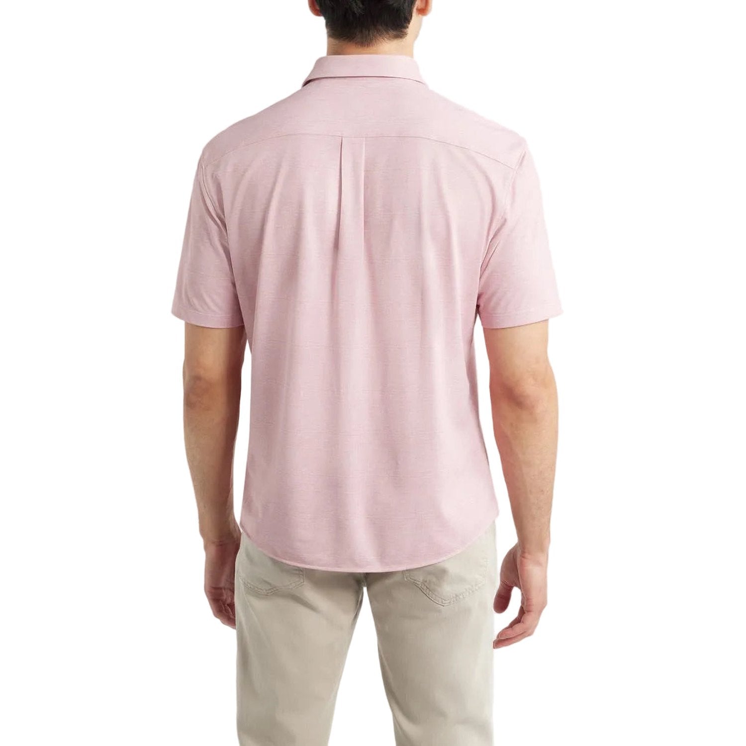 Men’s Breck Hangin’ Out Knit Short Sleeve Button-Up Shirt