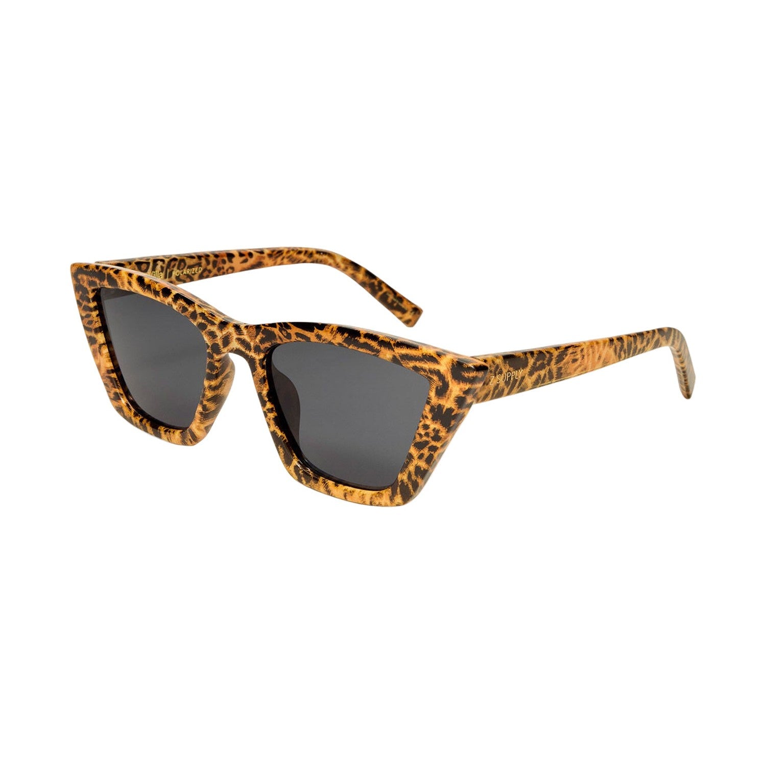 Women’s Villa Polarized Sunglasses Z Supply - LEY LEOPARD