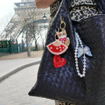 Heart Bag Charm + Keychain Solar Eclipse