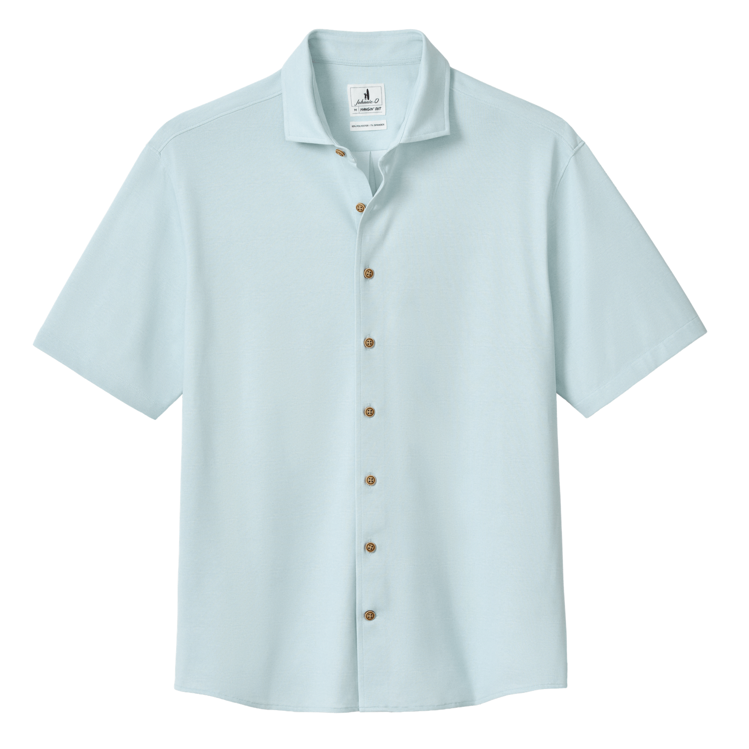 Men’s Breck Hangin’ Out Knit Short Sleeve Button-Up Shirt