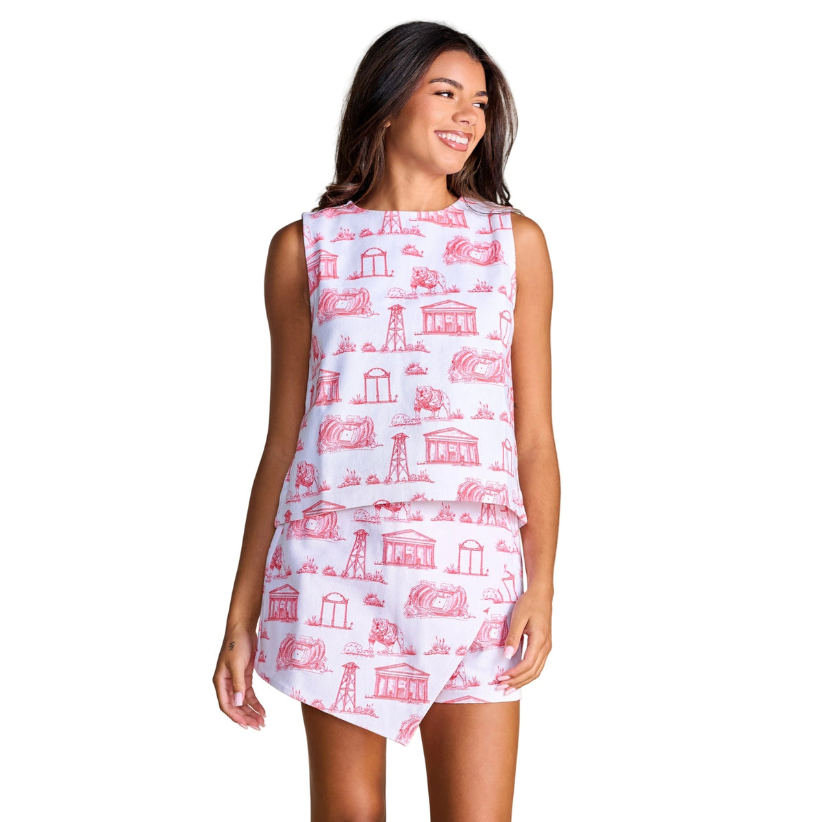 Women’s The Team Toile Denim Tank Stewart Simmons - GEORGIA