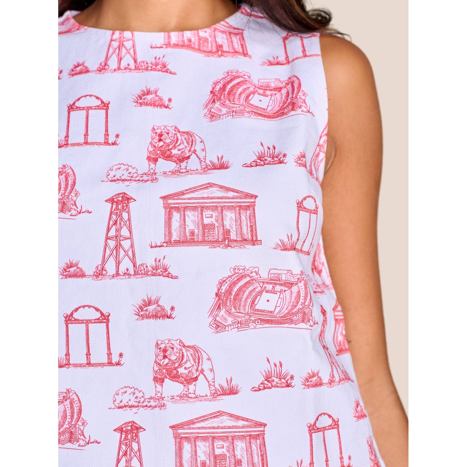 Women’s The Team Toile Denim Tank Stewart Simmons