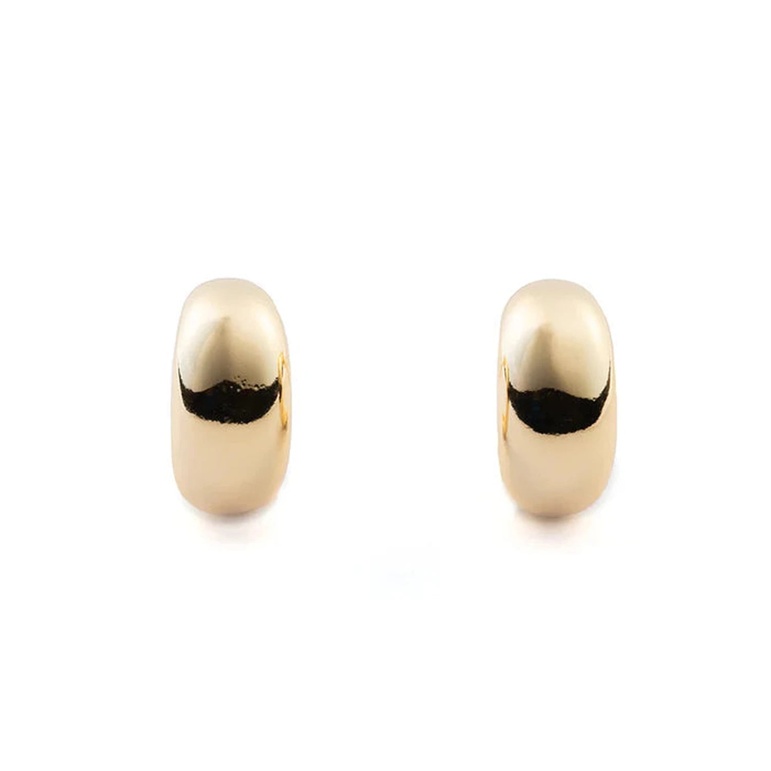 Women’s Vintage Hoop Post Earrings | Gold Bronwen Jewelry