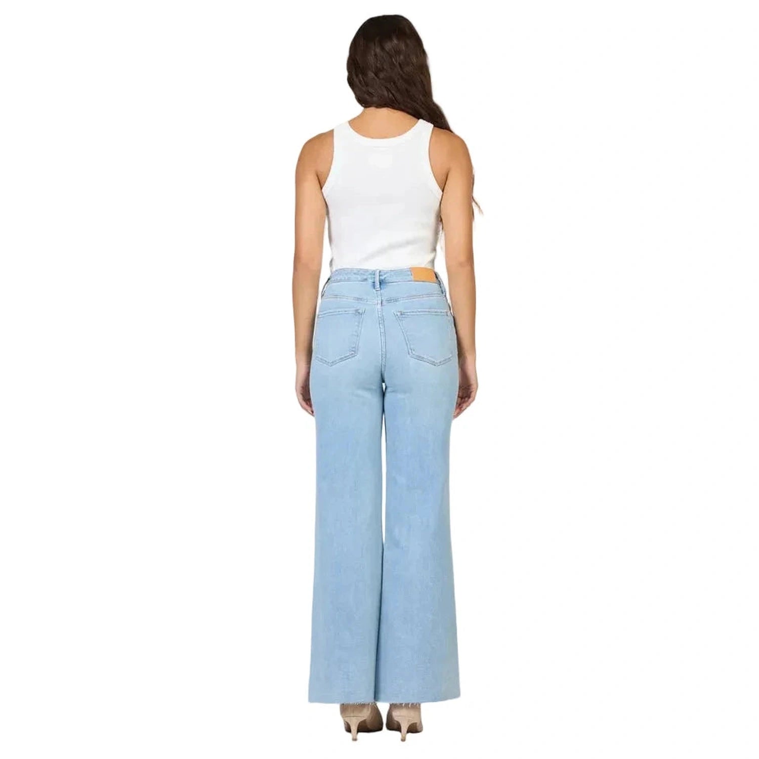 Women’s Fiona Super High Rise Wide Leg Jeans Dear John Denim