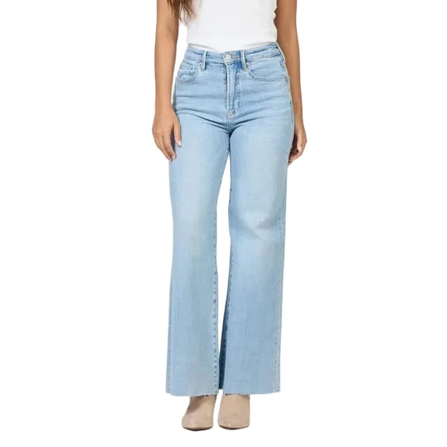 Women’s Fiona Super High Rise Wide Leg Jeans Dear John