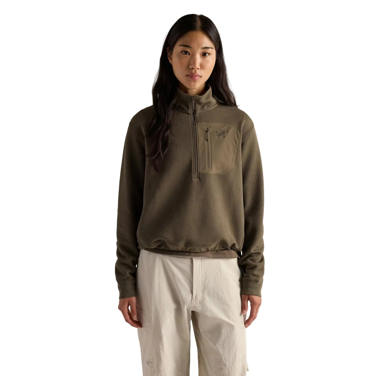 Women’s Olera Zip Neck Arc’teryx - MONGOOSE / XS