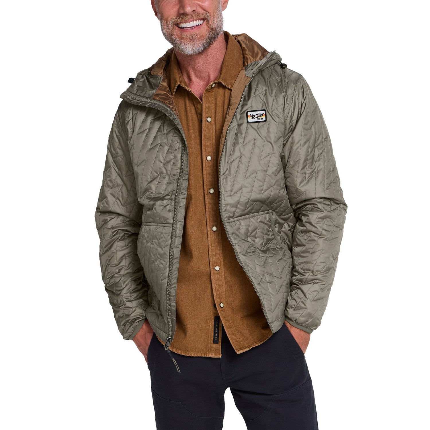 Men’s Voltage Full Zip Jacket Howler Bros - VETIVER / S
