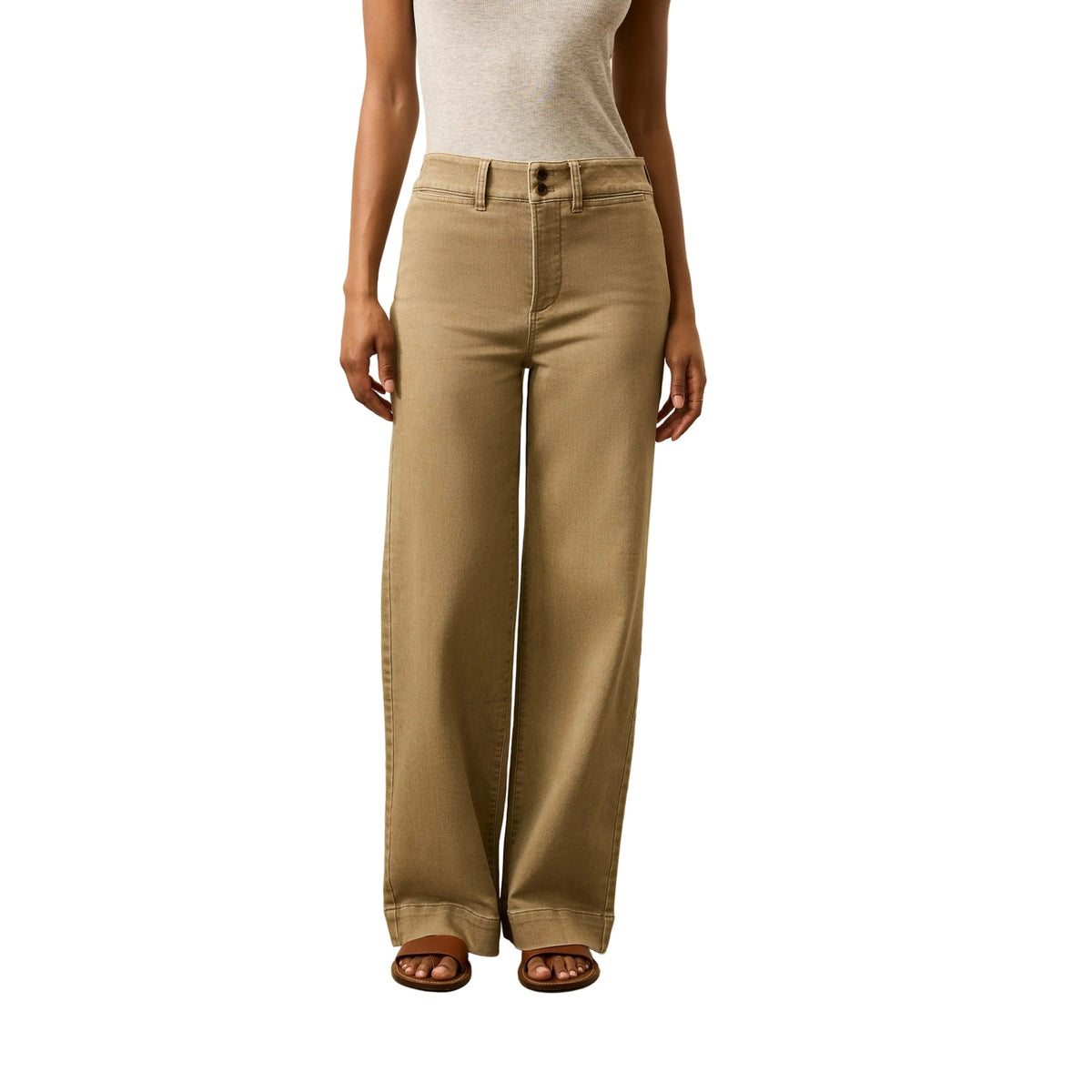 Women’s Stretch Terry Sailor Trouser Faherty - DKA DESERT