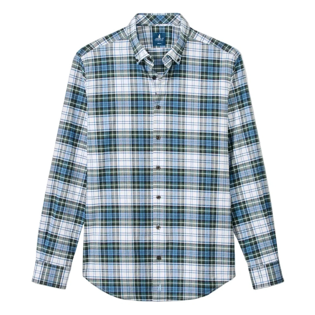 Men's Performance Flannel Button Down Shirt - Chimney Rock Tartan