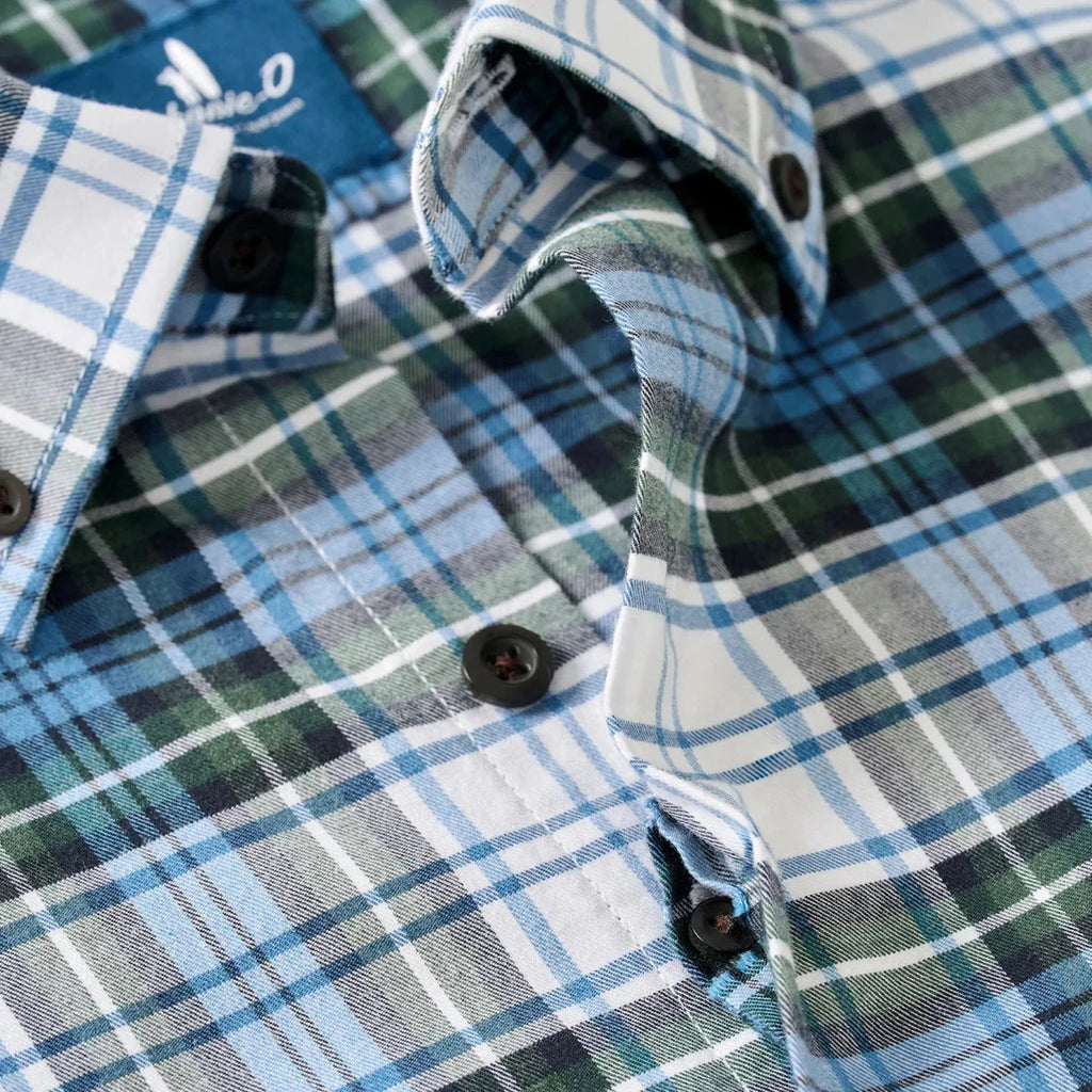 Men's Performance Flannel Button Down Shirt - Chimney Rock Tartan