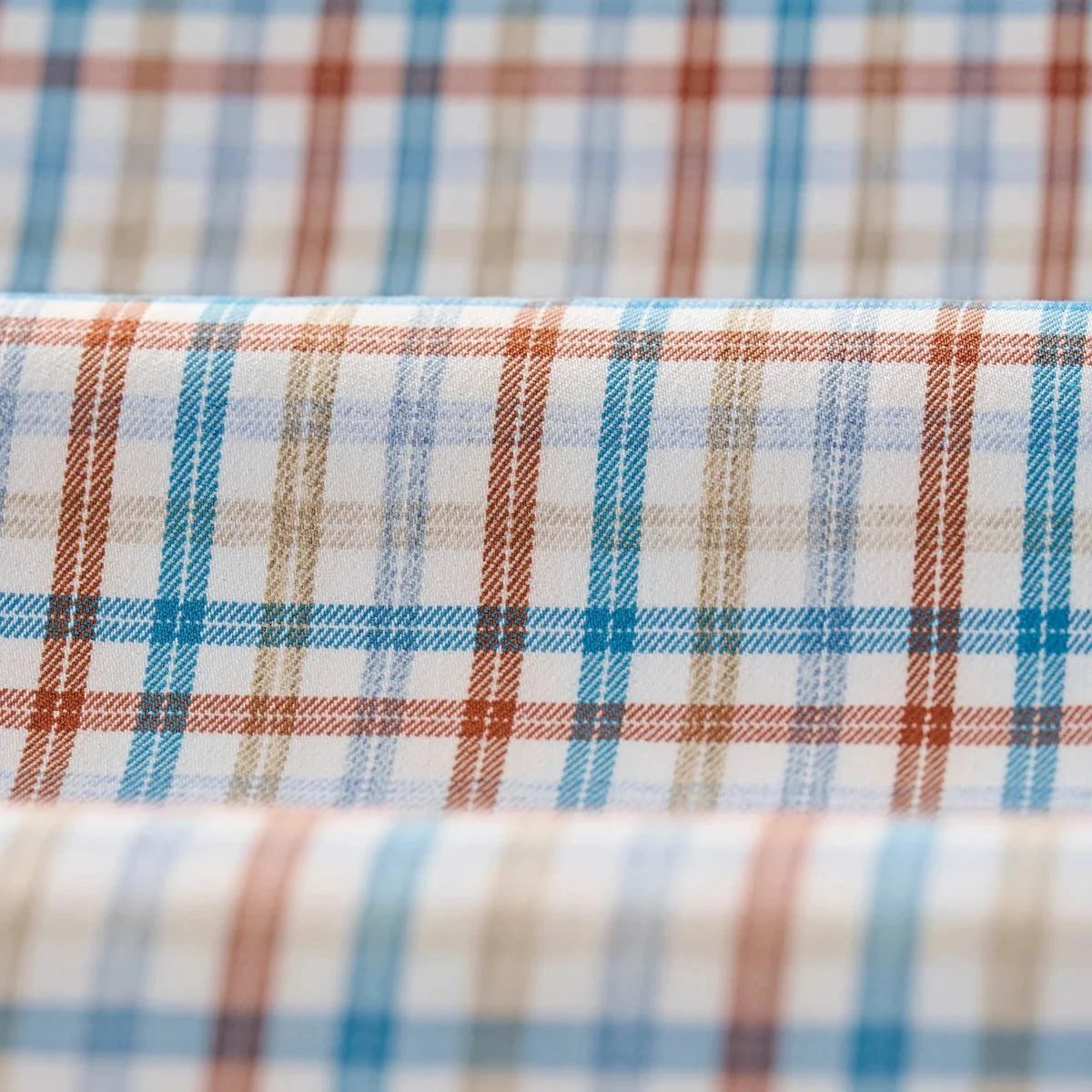 Men's Everyday Performance Button Down Shirt Redwood Check