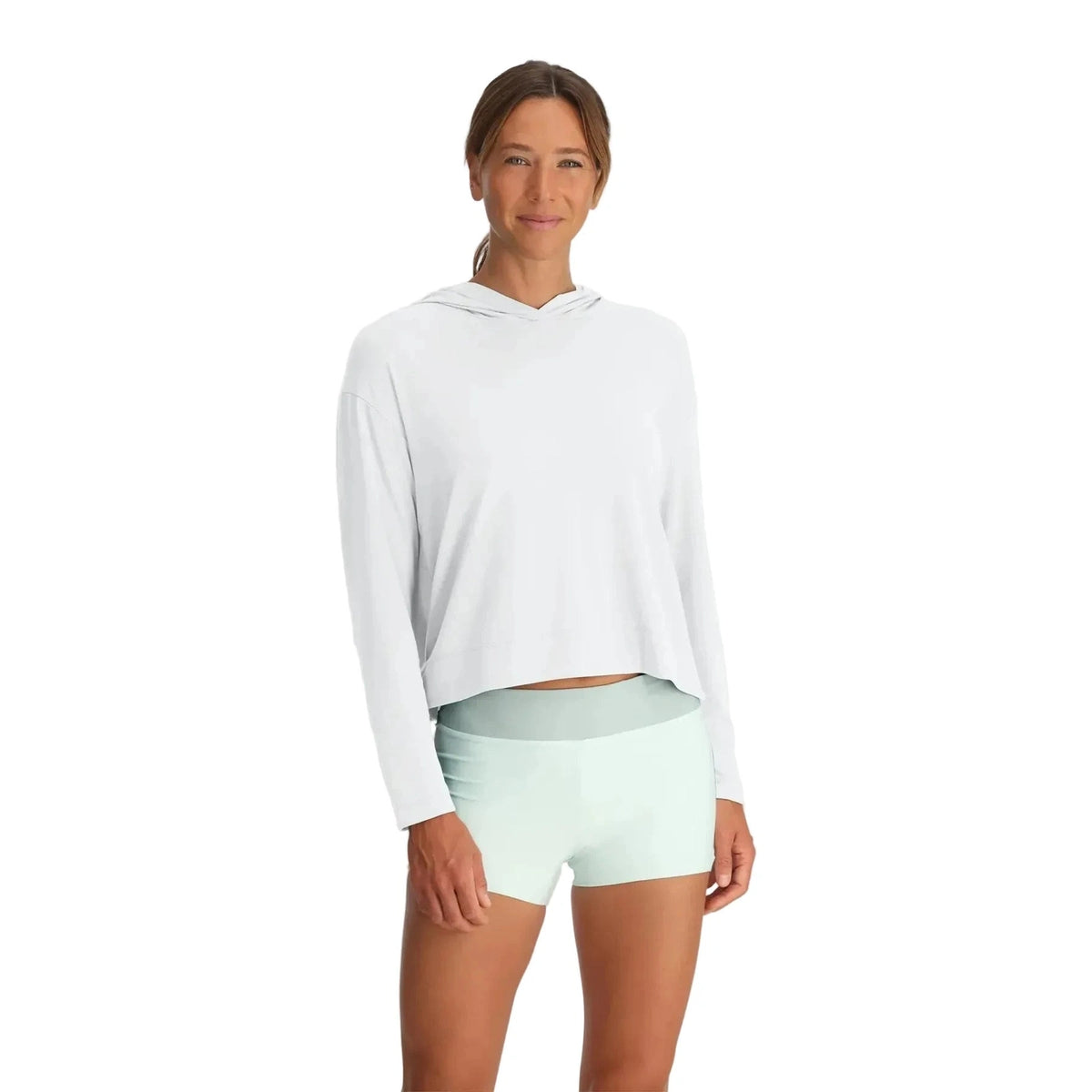 Women’s Bamboo Shade Crossover Hoodie Free Fly Apparel