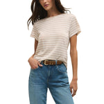 Women’s Tourist Striped Tee Z Supply - NHE NATURAL HEATHER