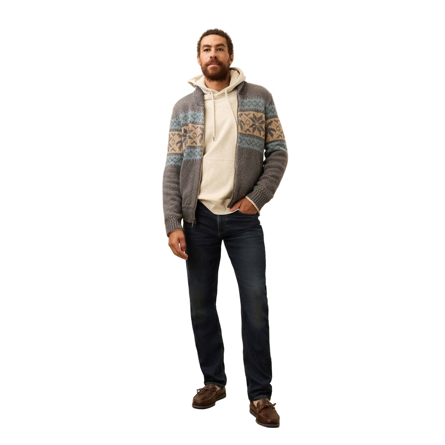 Men’s Surf to Snow Zip Cardigan Faherty