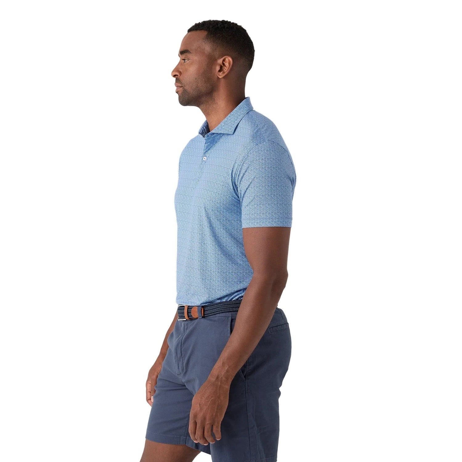 Men’s Fall Flower Featherweight Performance Polo johnnie-O