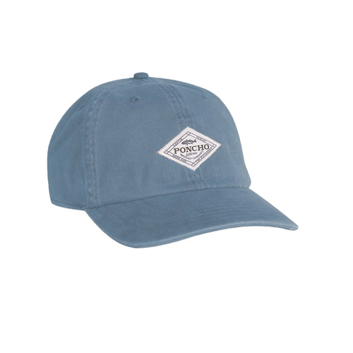 Poncho Hat Outdoors - LAKE BLUE DIAMOND PATCH