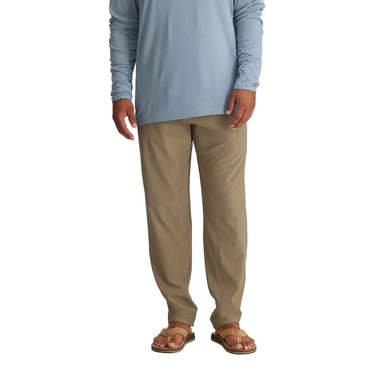 Men’s Breeze Pant Free Fly Apparel - DARK KHAKI / XL