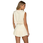 Women’s Pleated Tennis Skirt Gold Hinge