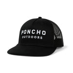 Poncho Hat Outdoors - THE MAN IN BLACK