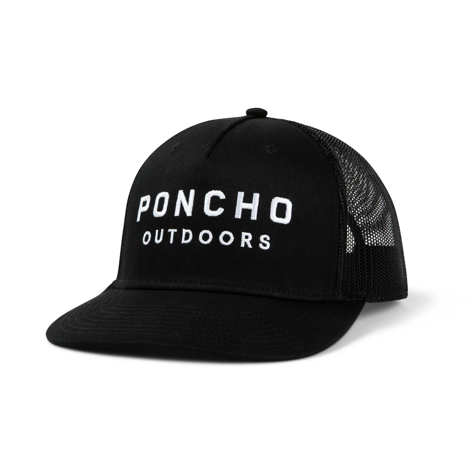 Poncho Hat Outdoors - THE MAN IN BLACK