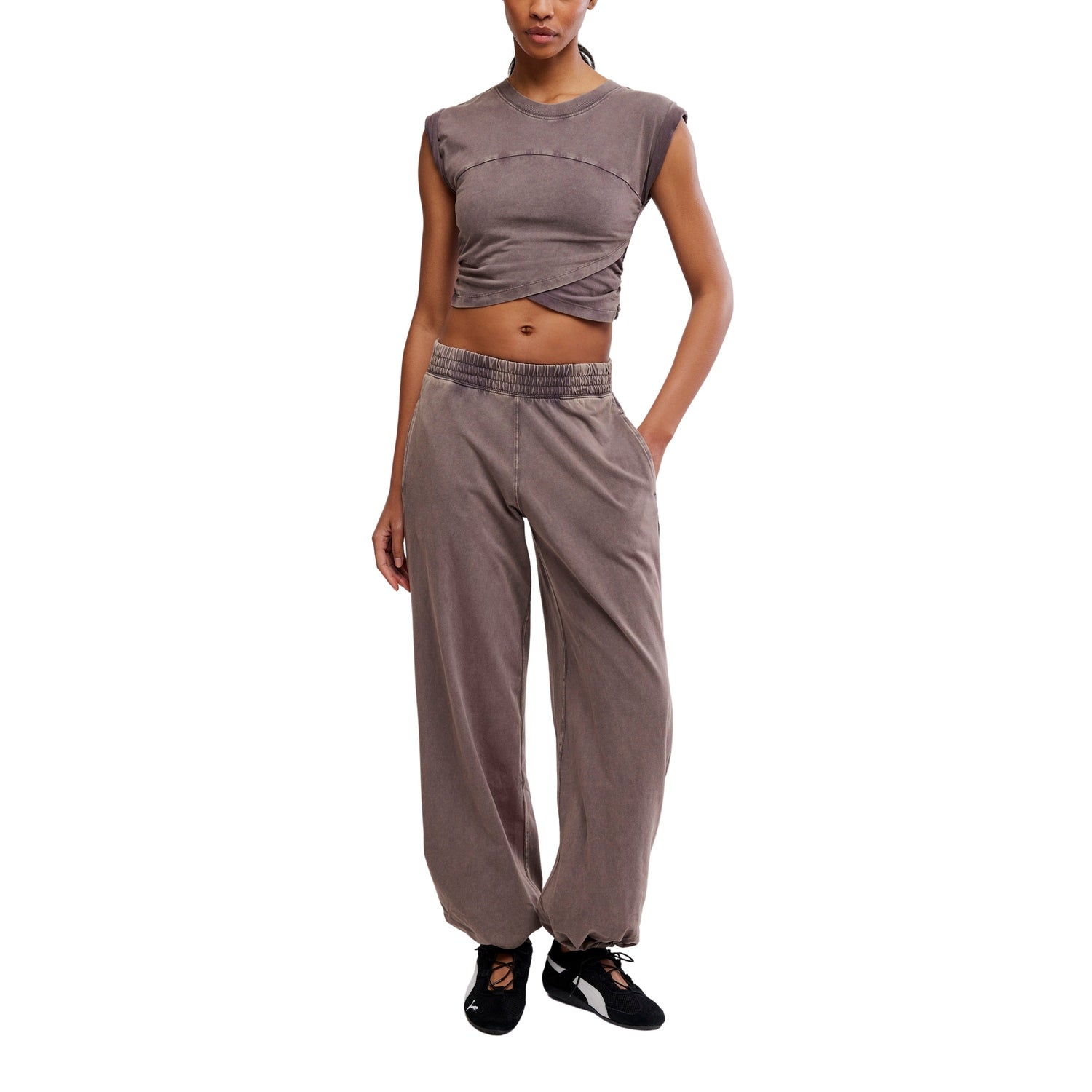 Women’s Hot Shot Crossover Set FP Movement - 2227 CHOCOLATE