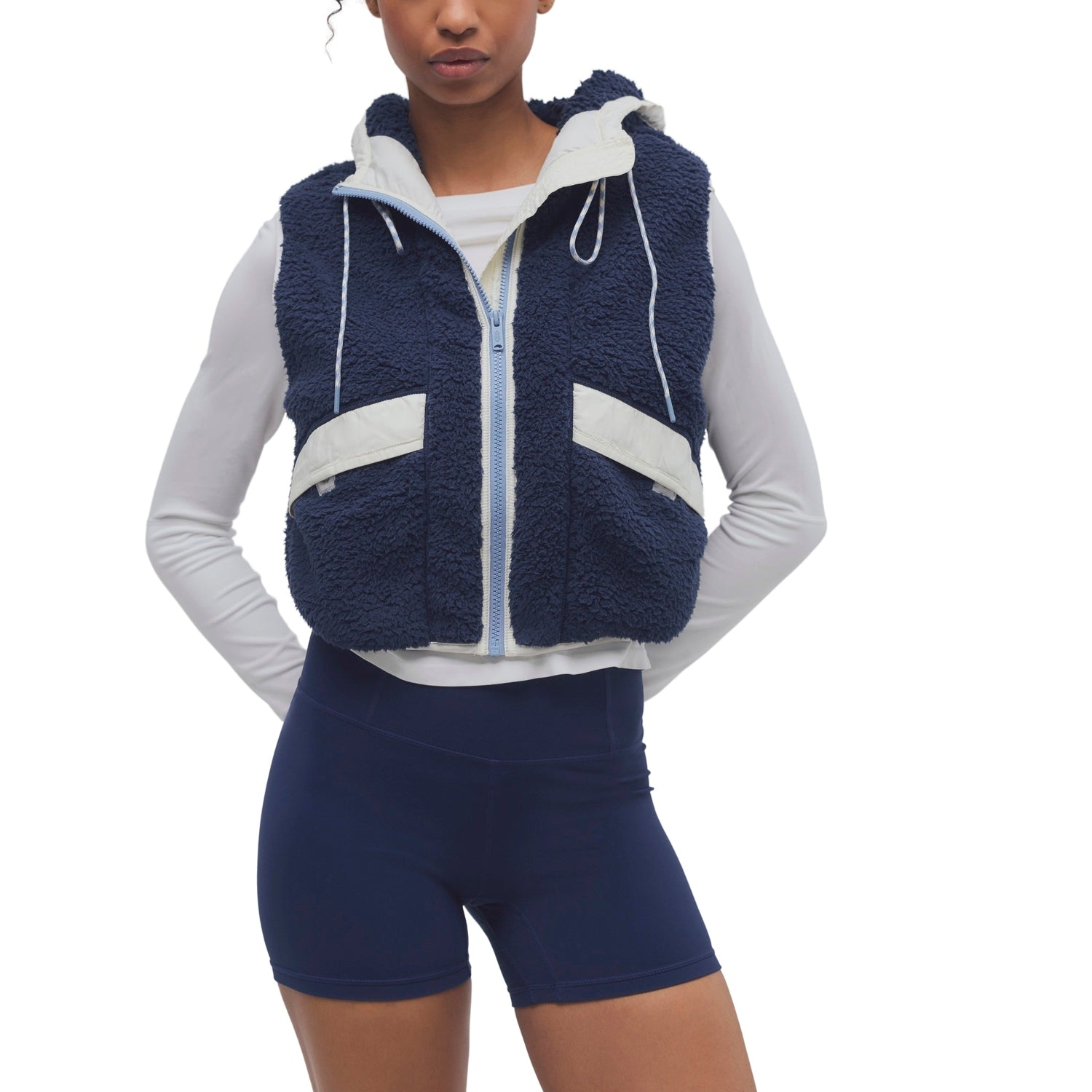 Women’s Sky High Fleece Vest FP Movement - 4010 NAVY W/