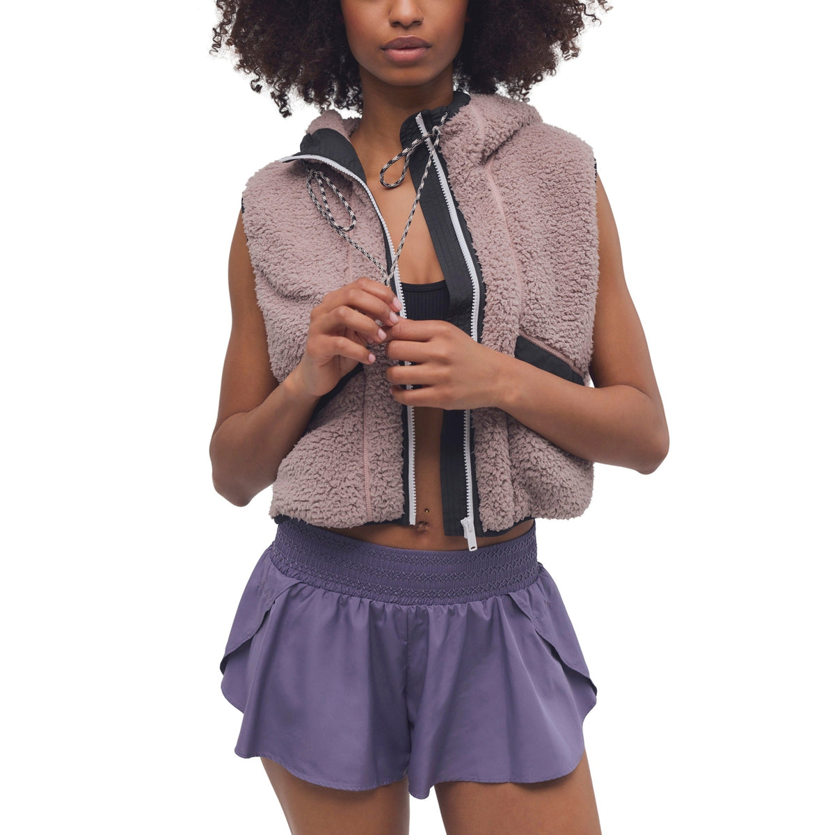 Women’s Sky High Fleece Vest FP Movement - 5003 SMOKY PLUM