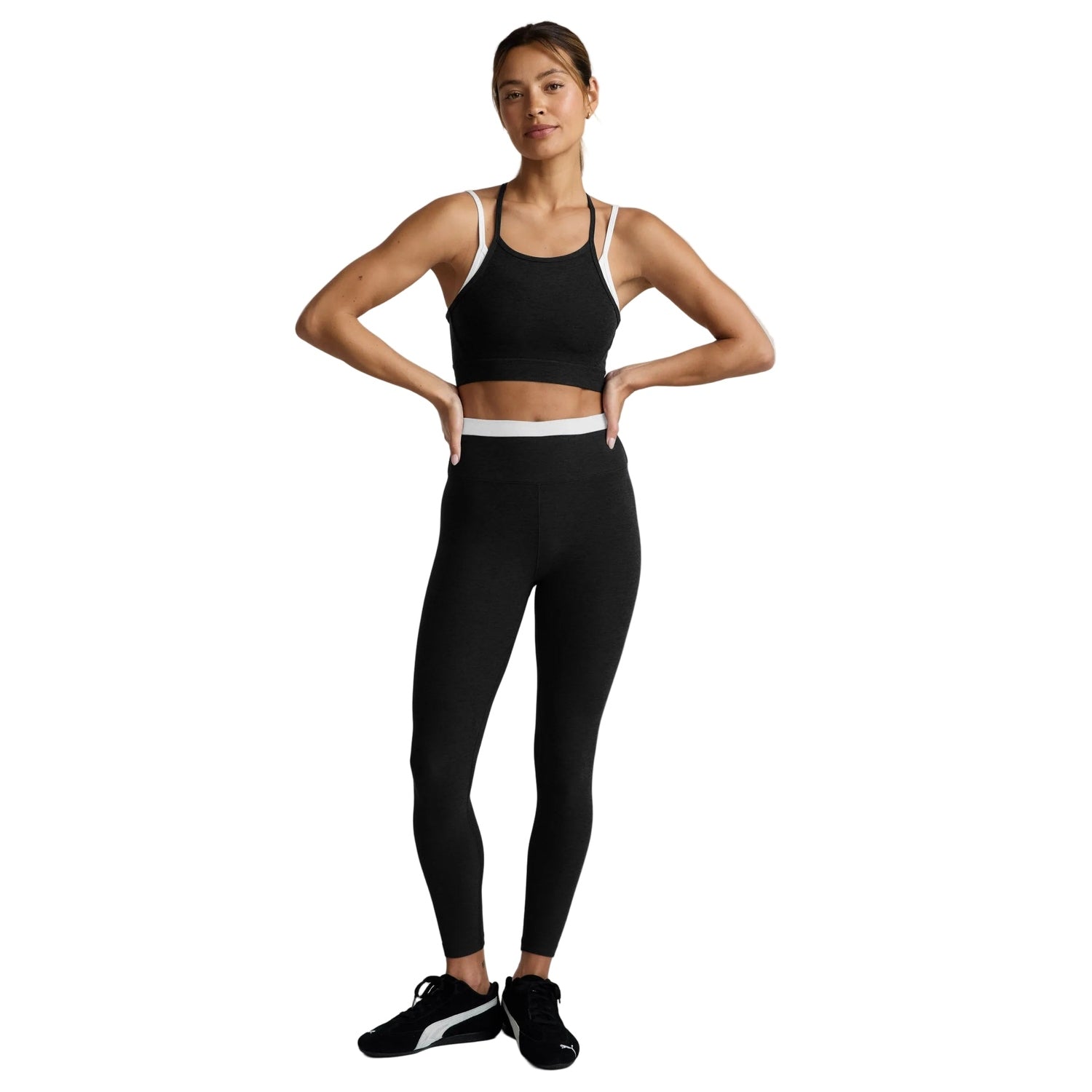 Women’s Spacedye Layered High Waisted Midi Leggings Beyond