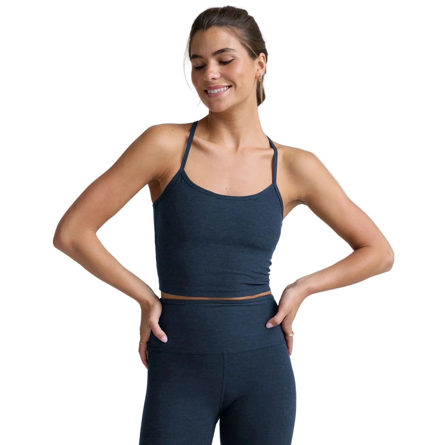 Women’s Spacedye Slim Racerback Cropped Tank Beyond Yoga