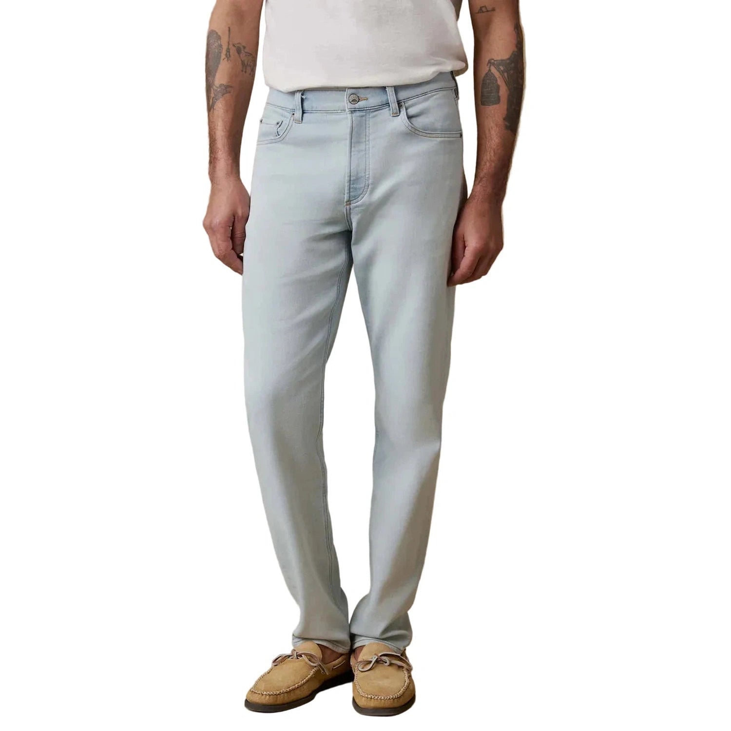 Men’s Stretch Terry Indigo 5 Pocket Faherty - RRB RIVERBEND