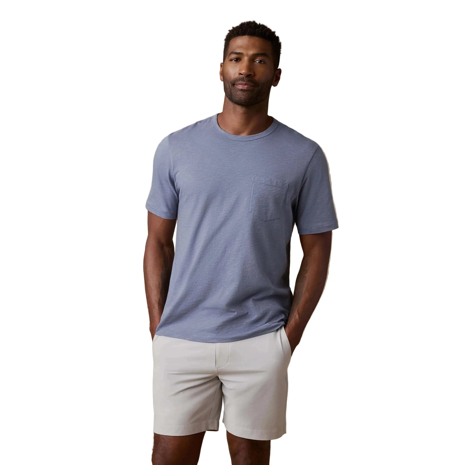 Men’s Sunwashed Pocket Tee Faherty - FLT FLINT / S