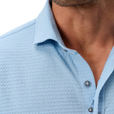 Men’s Short Sleeve Hangin’ Out Knit Button Up Shirt
