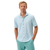 Men’s Breck Hangin’ Out Knit Short Sleeve Button-Up Shirt