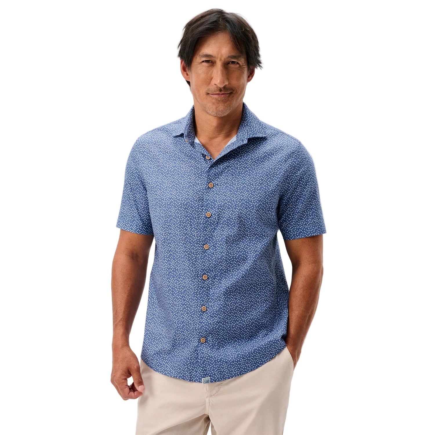 Men’s Featherweight Patel Polo johnnie-O - NAVY / S