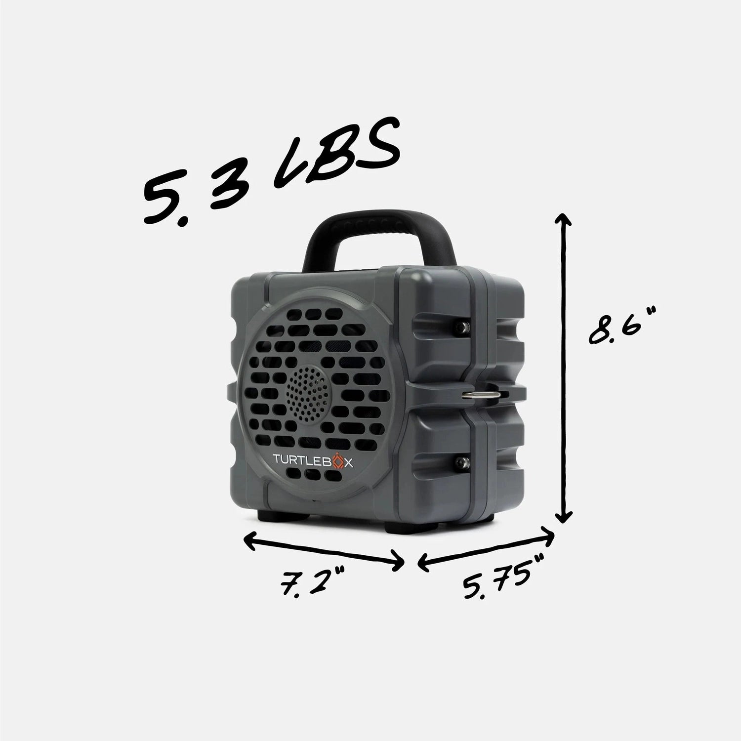 Cub Speaker Turtlebox - GREY