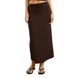 Women’s Indie Maxi Skirt Rhythm - CHO CHOCOLATE / XS