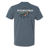 Men’s T-Shirt Poncho Outdoors - THE SET HOOK|BLUE / S